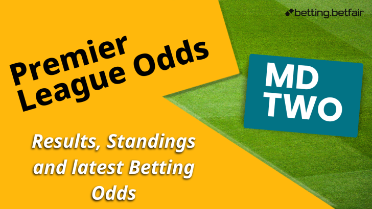Premier League Betting Odds after Matchday 2
